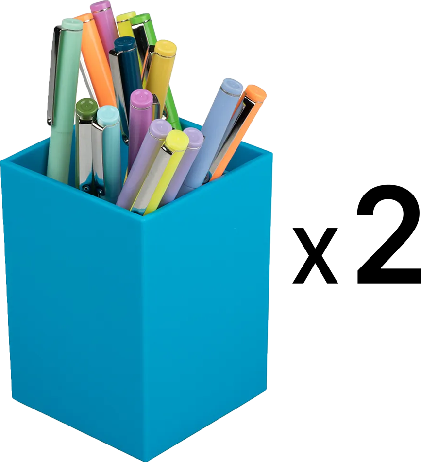 Blue Pen Holders - Pack of 2