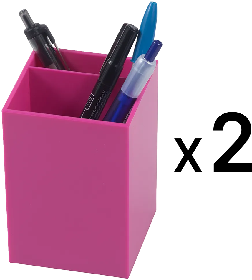 Fuchsia Pen Holders - Pack of 2