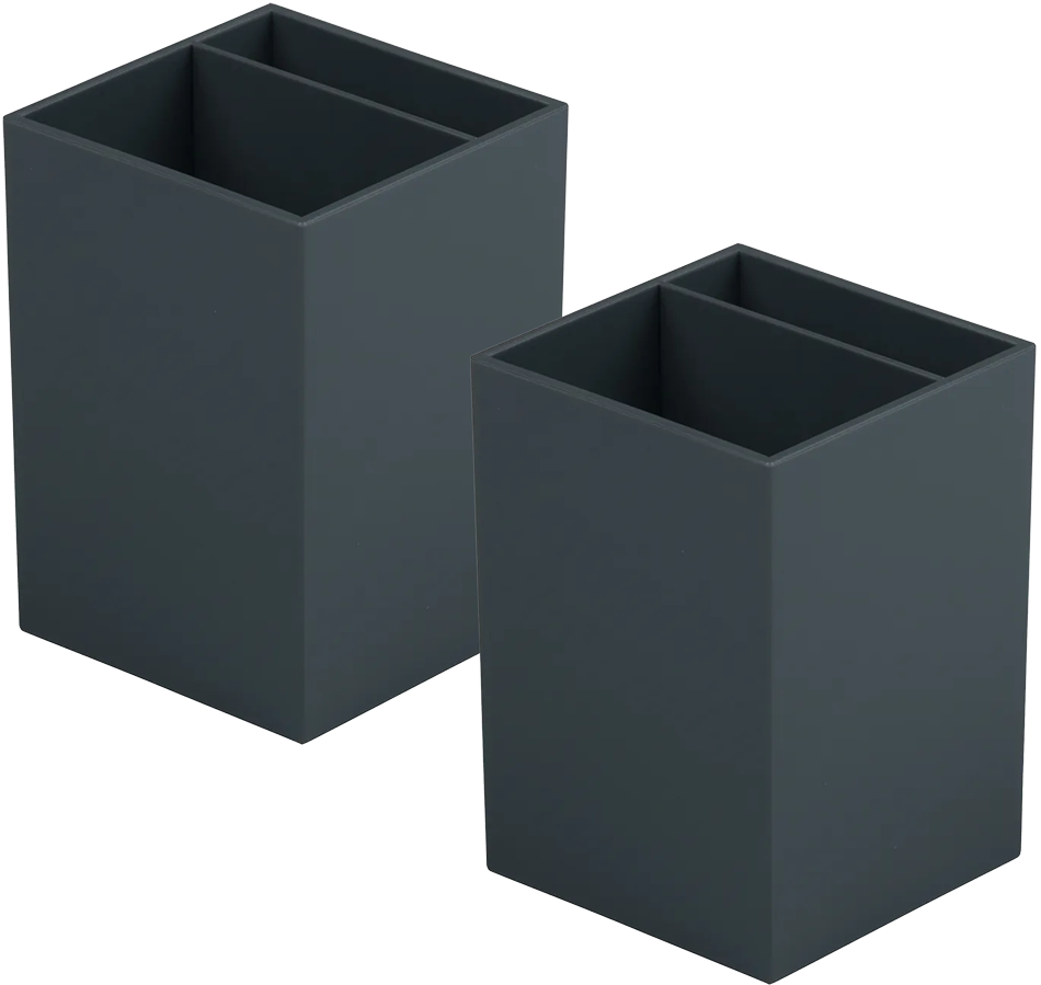 Gray Pen Holders - Pack of 2
