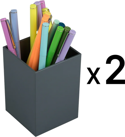 Gray Pen Holders - Pack of 2