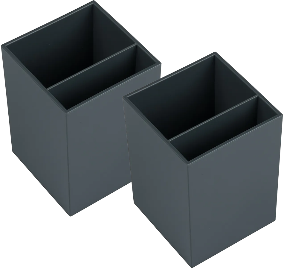 Gray Pen Holders - Pack of 2