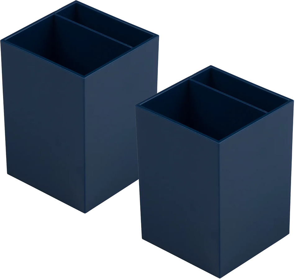 Navy Blue Pen Holders - Pack of 2