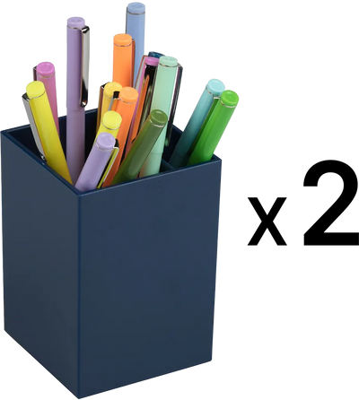 Navy Blue Pen Holders - Pack of 2