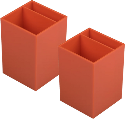 Orange Pen Holders - Pack of 2
