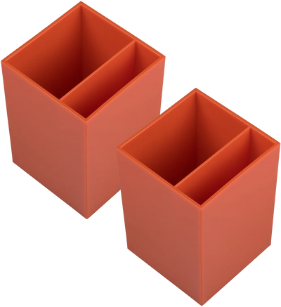Orange Pen Holders - Pack of 2