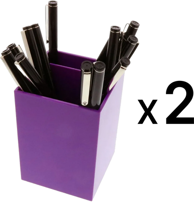 Purple Pen Holders - Pack of 2
