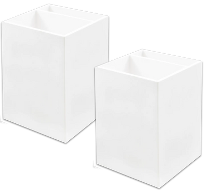 White Pen Holders - Pack of 2