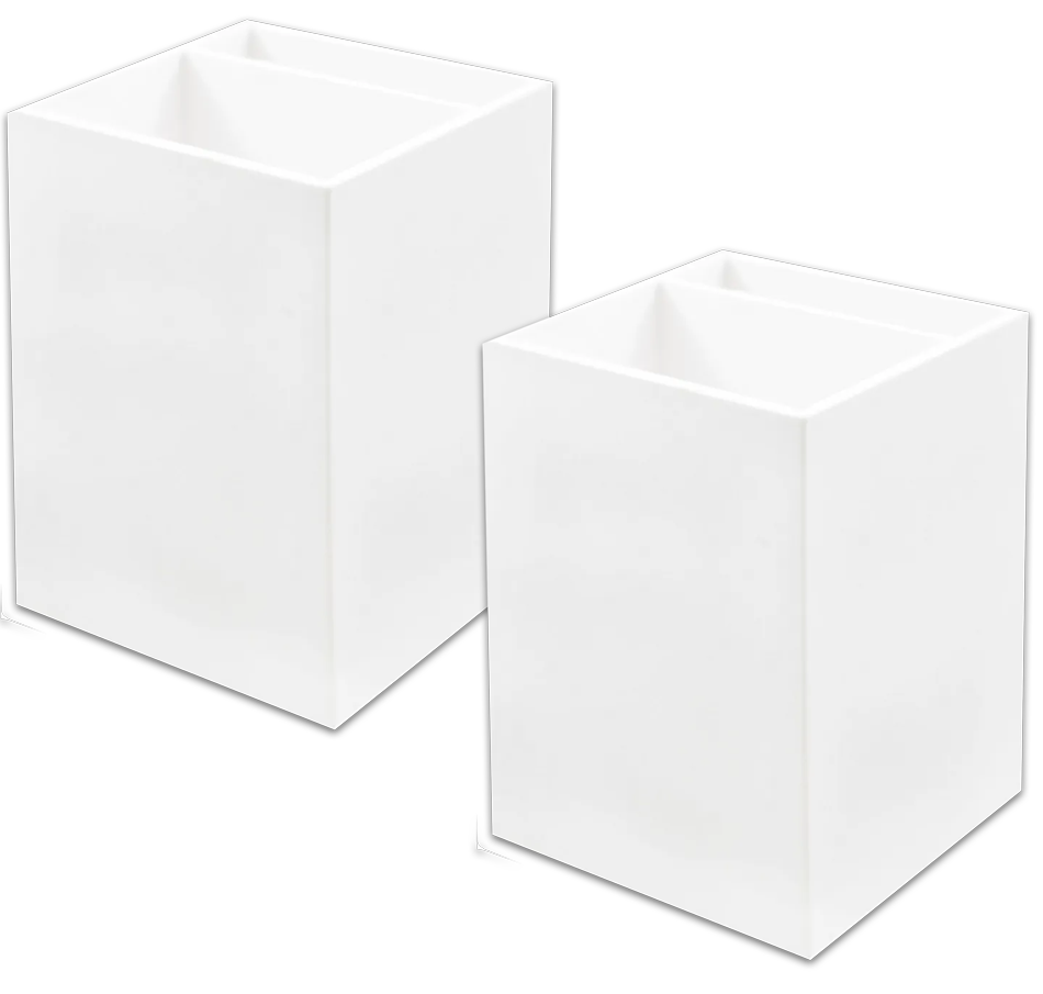 White Pen Holders - Pack of 2