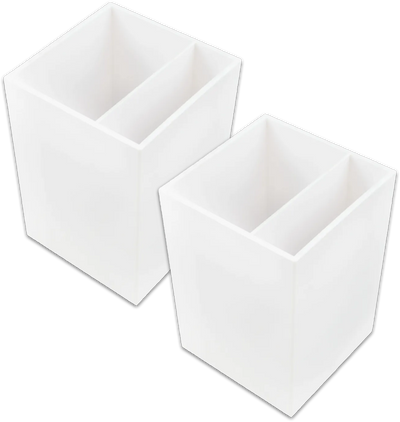 White Pen Holders - Pack of 2