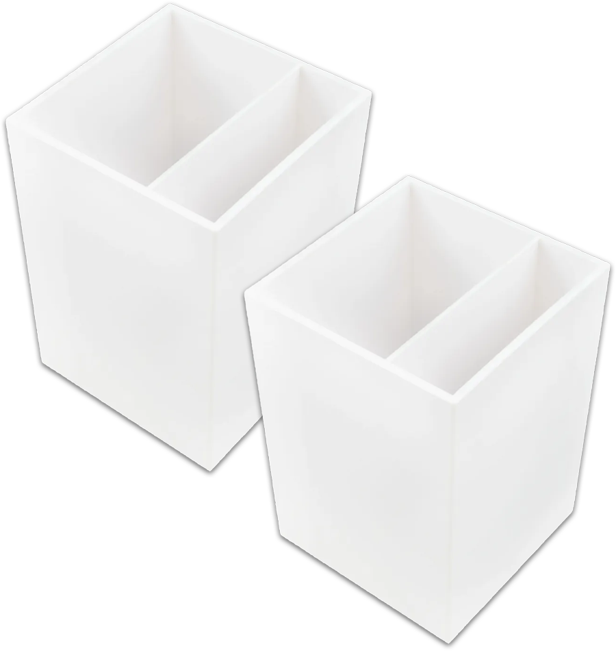 White Pen Holders - Pack of 2