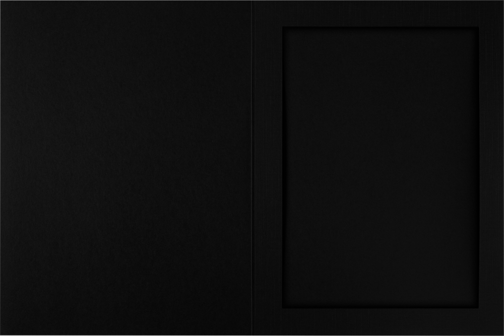 Black Linen 6 x 8 Portrait Photo Holder