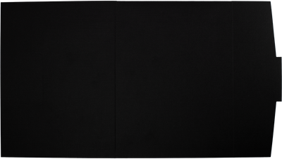 Black Linen 4 x 6 Fold-Over Easel Photo Frame