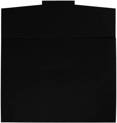 Black Linen 4 x 6 Fold-Over Easel Photo Frame