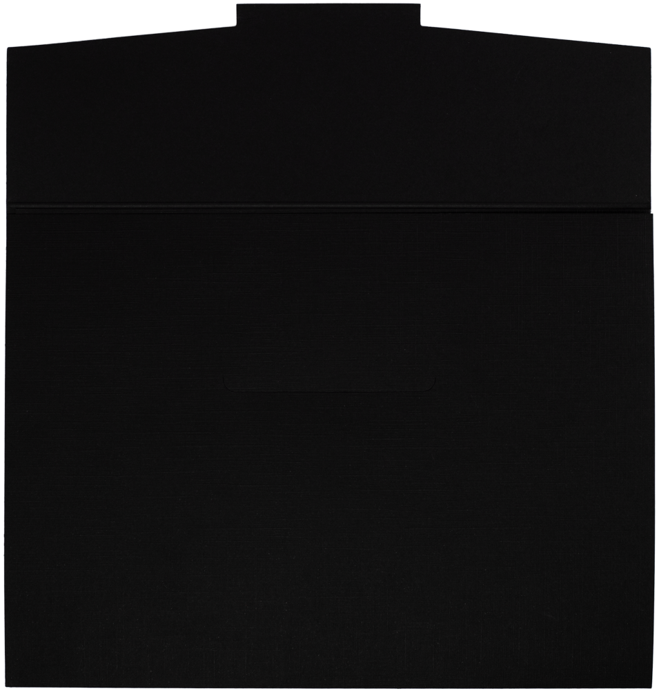 Black Linen 4 x 6 Fold-Over Easel Photo Frame