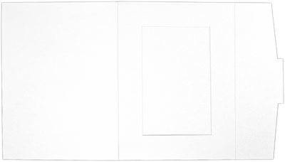 Bright White Linen 4 x 6 Fold-Over Easel Photo Frame