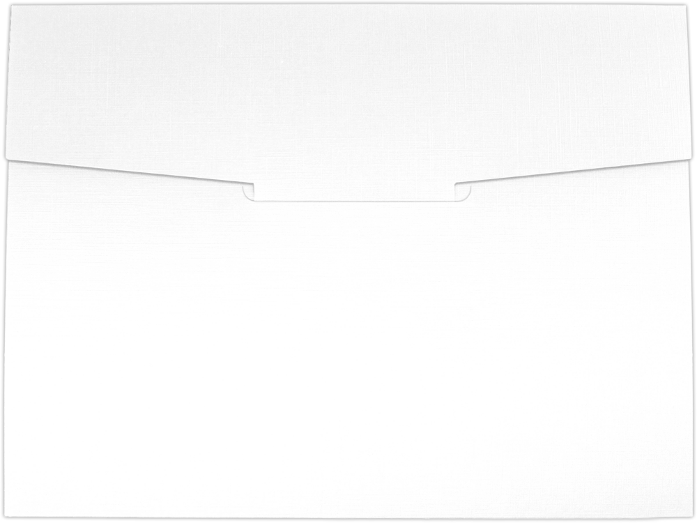 Bright White Linen 4 x 6 Fold-Over Easel Photo Frame