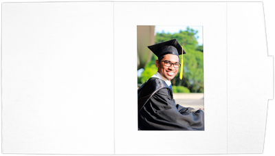 Bright White Linen 4 x 6 Fold-Over Easel Photo Frame