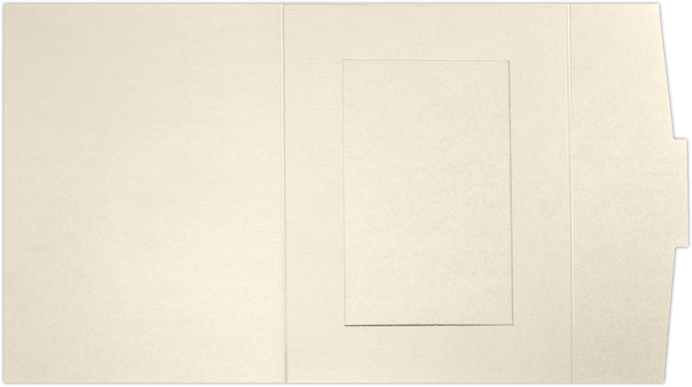 Natural Linen 5 x 7 Fold-Over Easel Photo Frame