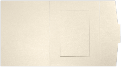 Natural Linen 5 x 7 Fold-Over Easel Photo Frame
