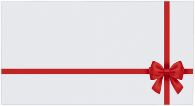 Red Bow 28lb Photo Greeting Invitation Envelopes (4 3/8 x 8 1/4) with Peel & Seal