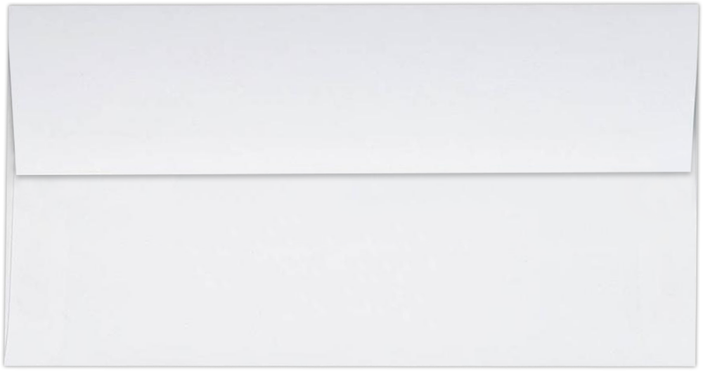 Red Bow 28lb Photo Greeting Invitation Envelopes (4 3/8 x 8 1/4) with Peel & Seal