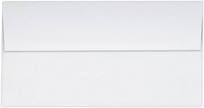 Red Bow 28lb Photo Greeting Invitation Envelopes (4 3/8 x 8 1/4) with Peel & Seal