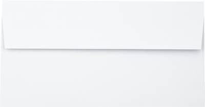 White 28lb Photo Greeting Invitation Envelopes (4 3/8 x 8 1/4) with Peel & Seal