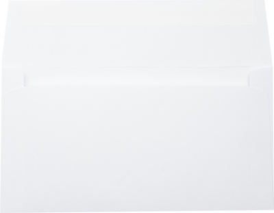 White 28lb Photo Greeting Invitation Envelopes (4 3/8 x 8 1/4) with Peel & Seal