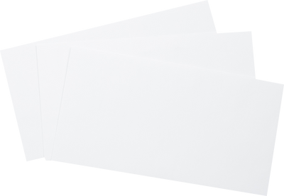 White 28lb Photo Greeting Invitation Envelopes (4 3/8 x 8 1/4) with Peel & Seal