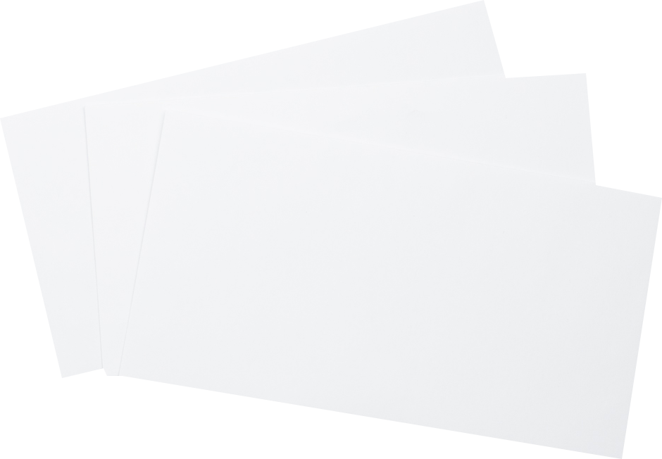 White 28lb Photo Greeting Invitation Envelopes (4 3/8 x 8 1/4) with Peel & Seal