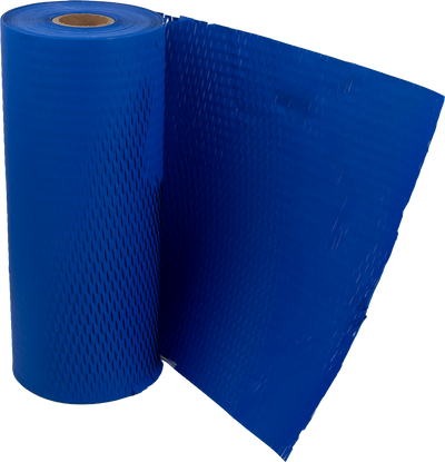 Blue Honeycomb Packing Paper Roll - 321 Sq Ft