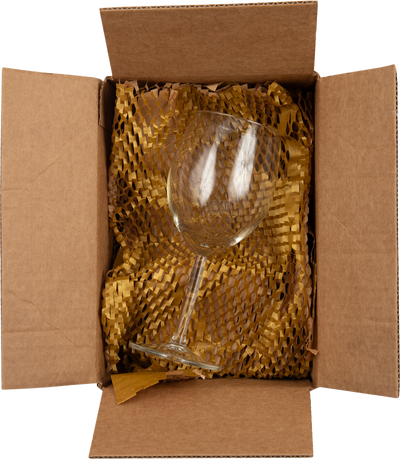 Gold Honeycomb Packing Paper Roll - 321 Sq Ft