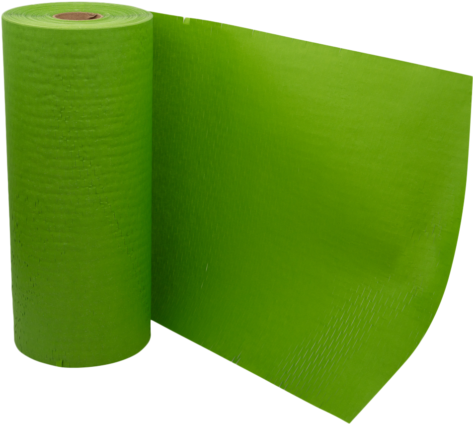 Emerald Green Honeycomb Packing Paper Roll - 321 Sq Ft