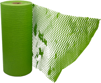 Emerald Green Honeycomb Packing Paper Roll - 321 Sq Ft