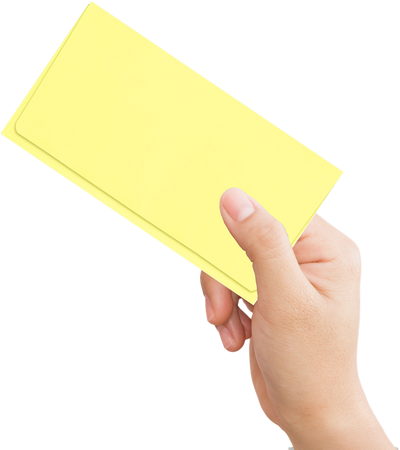 Pastel Canary Yellow 24lb Remittance Envelopes (3 5/8 x 6 1/2 Closed)