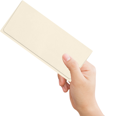 Pastel Natural Cream 24lb Remittance Envelopes (3 7/8 x 8 7/8 Closed)