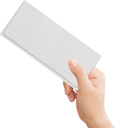 Pastel Gray 24lb Remittance Envelopes (3 7/8 x 8 7/8 Closed)