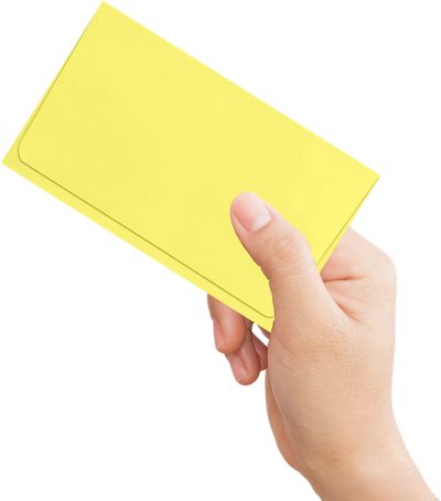 Pastel Canary Yellow 24lb Remittance Envelopes (3 1/2 x 6 Closed)