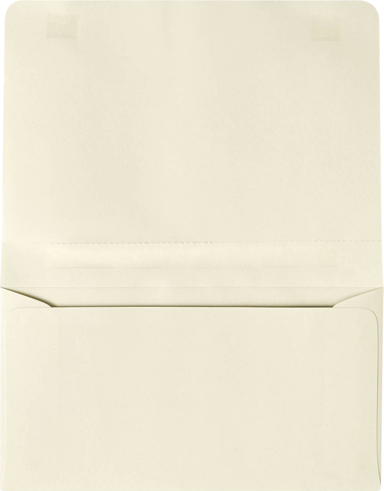 Pastel Natural Cream 24lb 2-Way Remittance Envelopes (4 1/4 x 6 1/2 Closed)