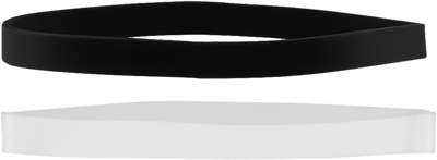 Black & White Size 107 Rubber Bands - 2 Packs of 50
