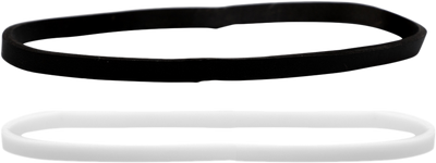 Black & White Size 33 Rubber Bands - 2 Packs of 100