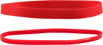 Red Size 33 & 64 Rubber Bands - 2 Packs of 100