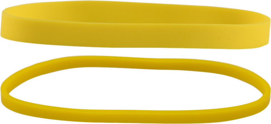 Yellow Size 33 & 64 Rubber Bands - 2 Packs of 100