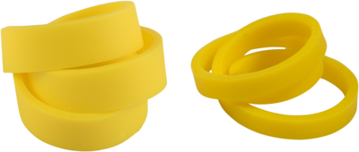 Yellow Size 33 & 64 Rubber Bands - 2 Packs of 100