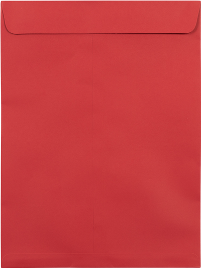 Red 24lb 9 x 12 Open End Envelopes