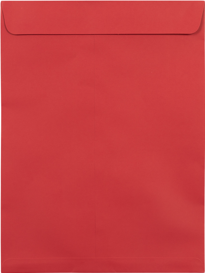Red 24lb 9 x 12 Open End Envelopes