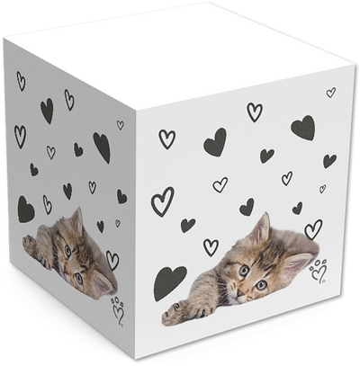 Rachael Hale Cat Sticky Note Cube