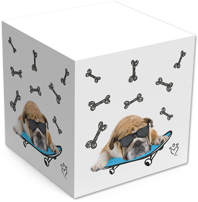 Rachael Hale Dog Sticky Note Cube