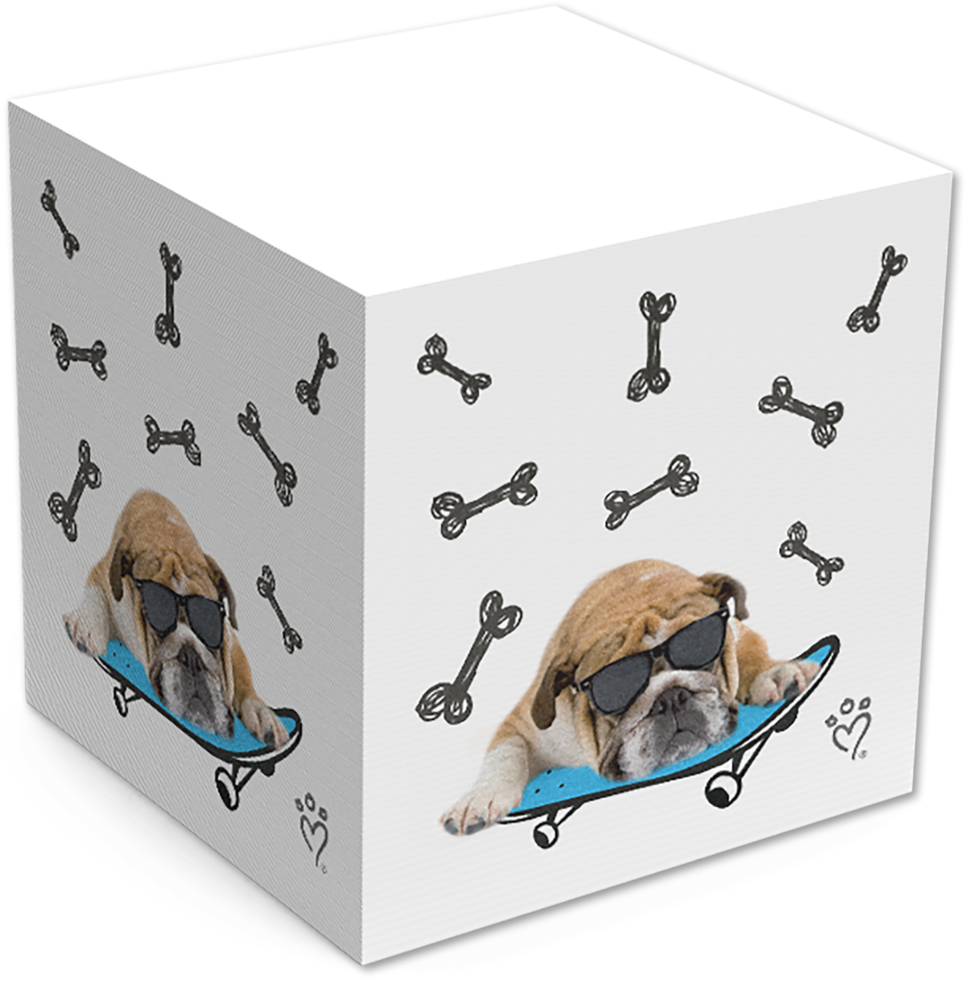 Rachael Hale Dog Sticky Note Cube