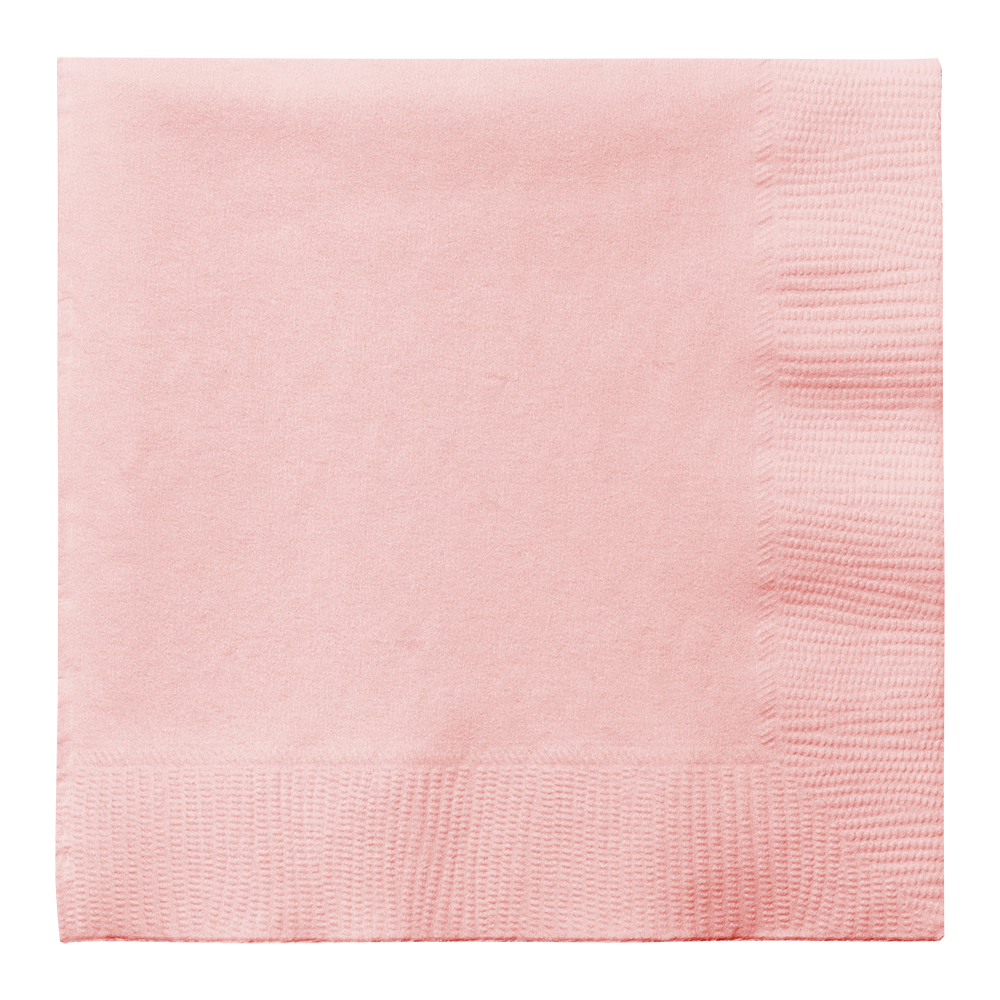 Blush Pink 6 1/2 x 6 1/2 Lunch Napkins